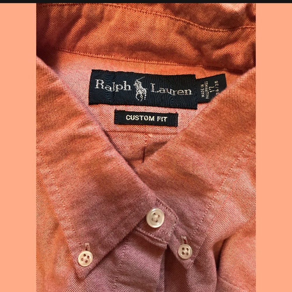 Ralph Lauren custom fit button down shirt!